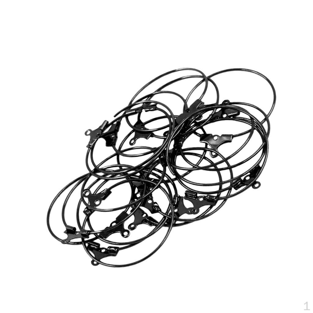 20 Pcs Rings Earring Beads Earwire