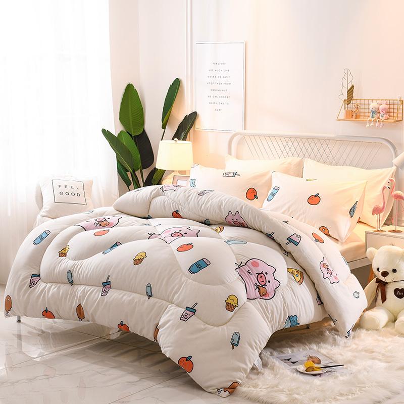 SF King Queen Twin Full Size Comforter New Design 4 Seasons Quilt High Quality Comforter Colorful Duvet Winter Thicken Blanket