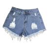 Women's High Waisted Cut Off Denim Shorts Ripped Distressed Frayed Hem Jeans Shorts Summer Stretchy Hot Short Pants