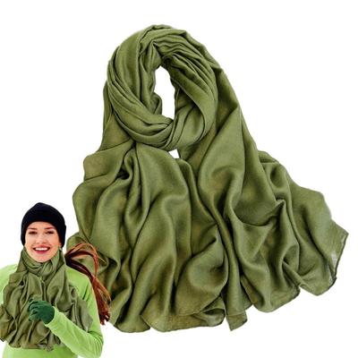 Cotton Linen Solid Color Shawls And Wraps Travel Vacation Ladies Elegant Long Shawl Hijab Scarfs Thin Women Scarf