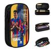 Spain Football Lamine Y-Yamal Pencil Cases Pen Box Pencil Bags Girl Boy Big Capacity Students School Gifts Pencilcases