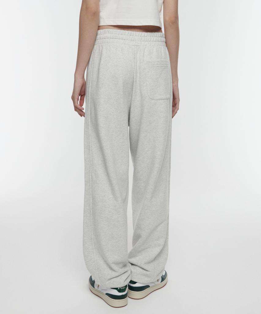 MUSINSA STANDARD WOMAN Women'S Wide Sweatpants [Melange Light Grey]