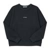 Acne Studio Ai0067 Black Stamp Logo Women S SweatShirt