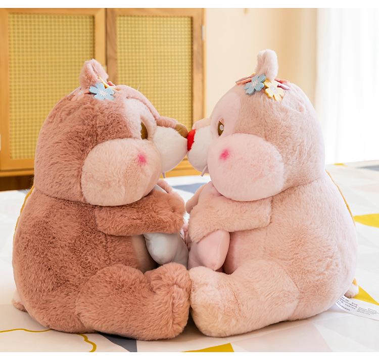 Cartoon Rabbit Plush Keychain Pendant - Cute Influencer Doll for Backpack or Car