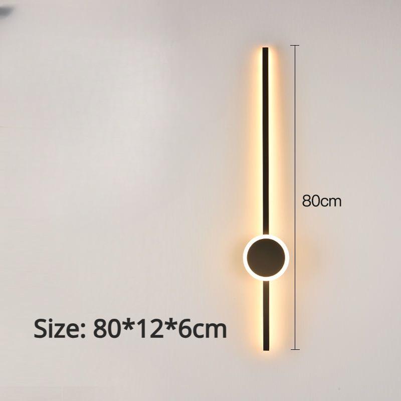 LED chambre lampe de chevet moderne LED bande lampe salon TV fond applique lampe d'allée