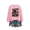 Football Cheer Mom Plus Size Loose Comfortable Hoodie