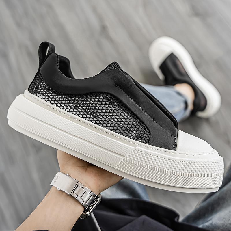 

2026 New Trendy Fashion Mesh Low cut Comfortable Breathable Casual Sports Board Shoes Quality Trendy Shoes 39