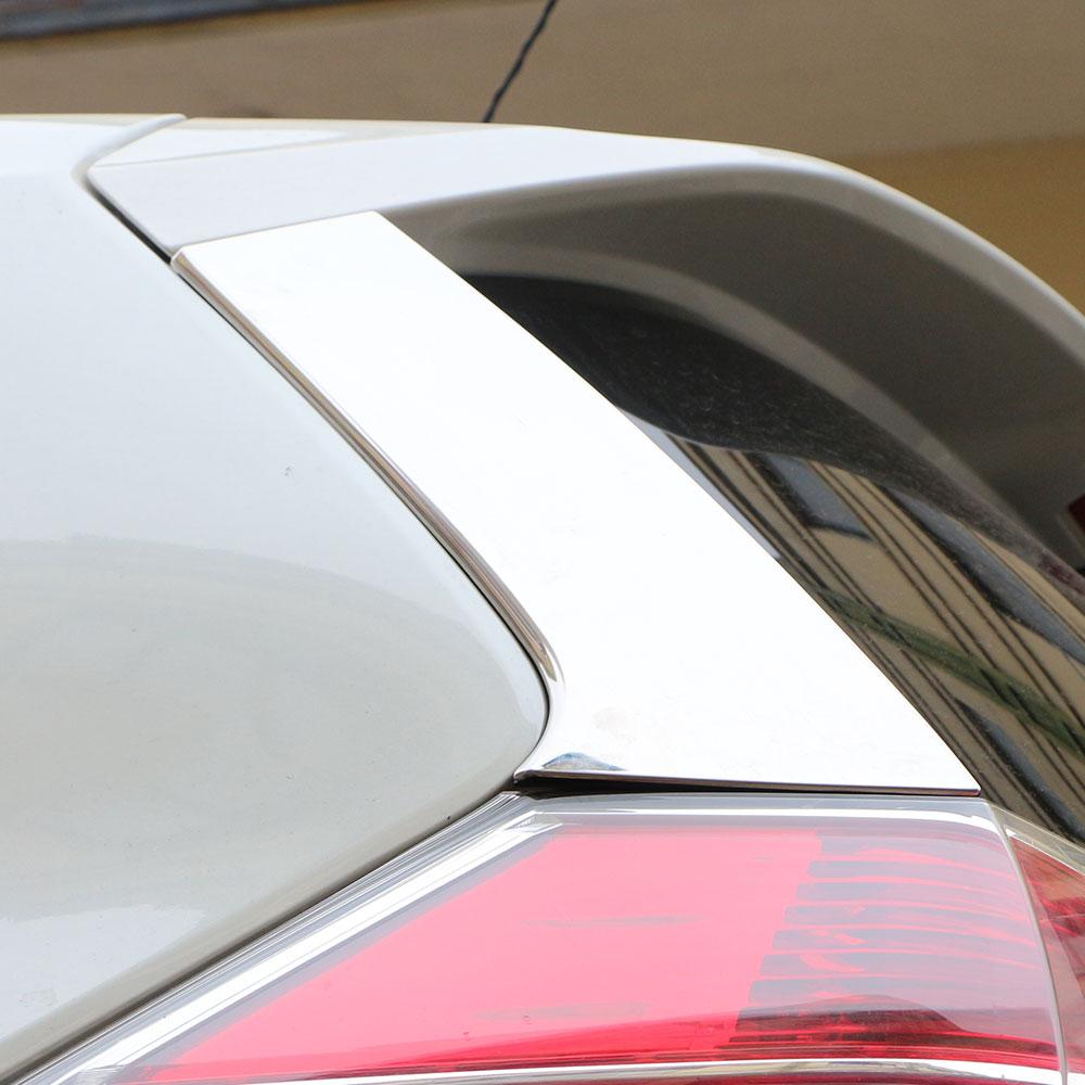 Car Rear Window Side Wing Cover Trim Sticker for Nissan X-Trail Xtrail T32 2013 - 2025 Auto Exterior Accessories 2pcs/set