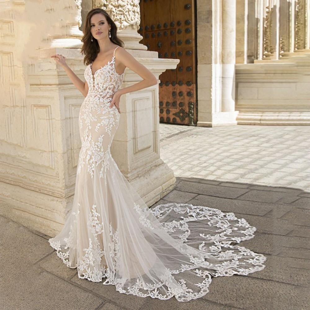 Evening dress, a new European and American light wedding dress