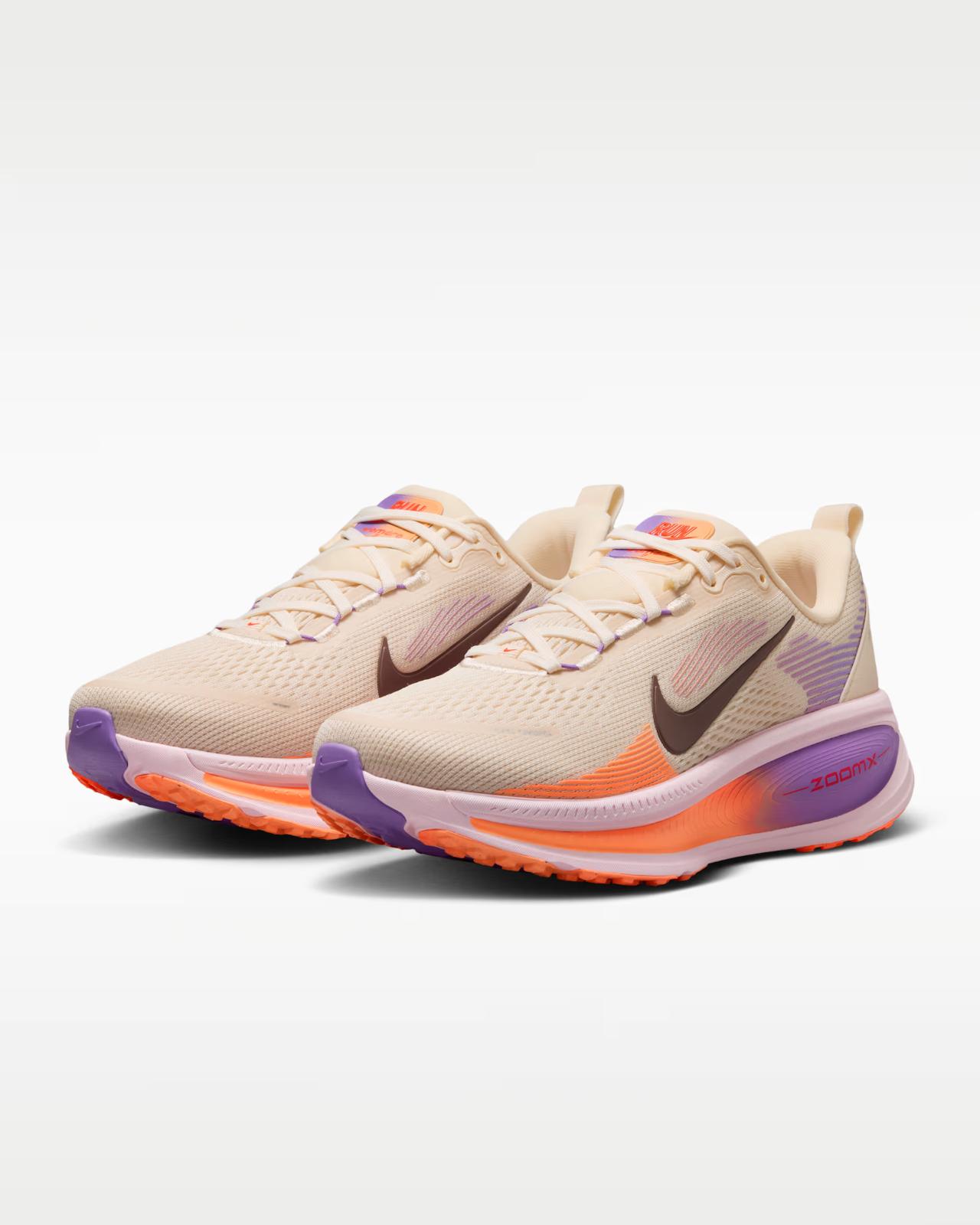 HM6804-113 Nike Vomero 18 Chalk/Pink Foam/Bright Violet (Women s) 5