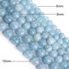 1 Strand 6mm Natural Stone Tourmaline Rose Quartz Aquamarine Amazonite Loose Bead for Jewelry Making DIY Bracelet Accessories