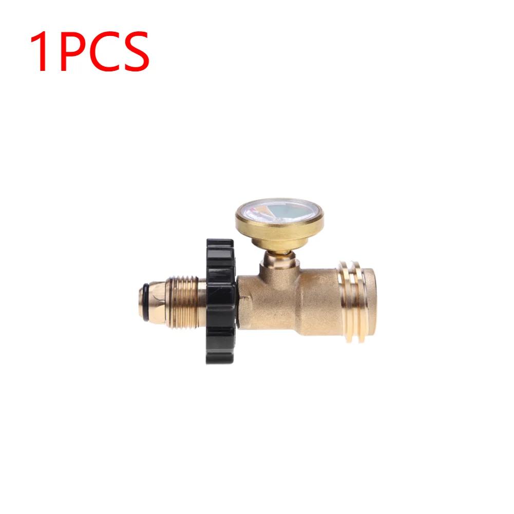 1-3Pcs POL Propane Gas Gauge Meter Tank for QCC1 E5M1 Pressure Valve Propane Tank Pressure Test Instrument Tools