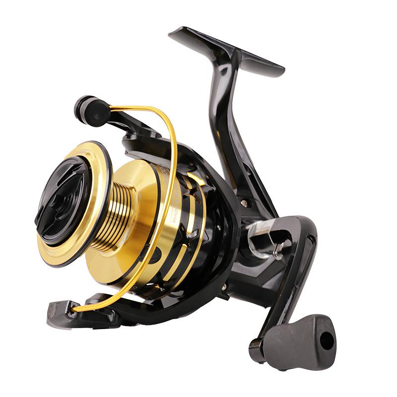 Cross-Country Long-Cast All-Metal Spinning Reel with Oblique Mouth and Metal Line Cup for Sea Rods