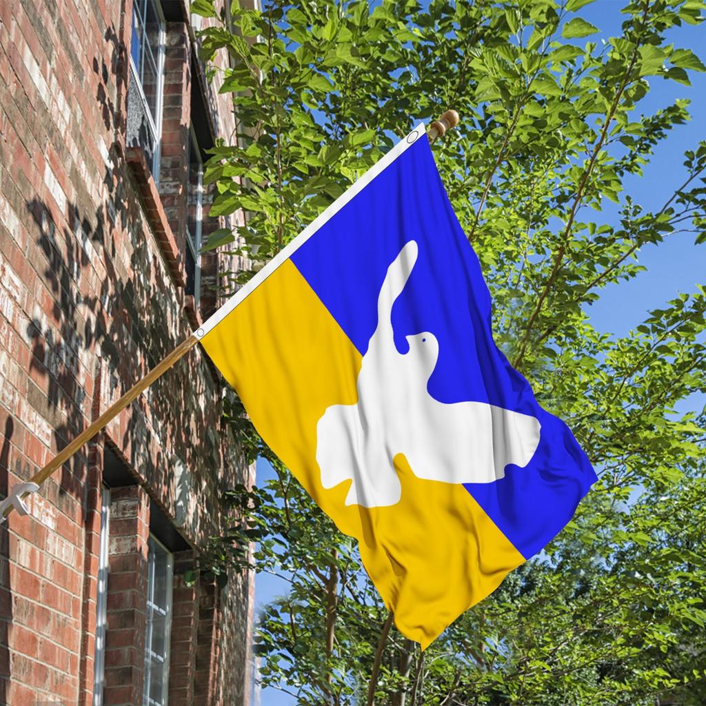 3x5 Ukraine Ukrainian Small Flag 3'x5' House Banner Super Polyester Premium Fade Resistant