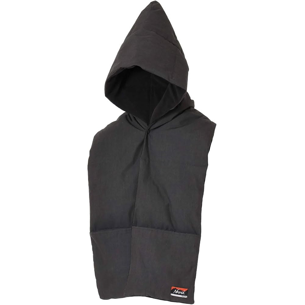 Unisex TEMPRA HINOC DOWN FREE [NANGA] Scarf, Black,