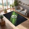 VfL Wolfsburg FC Fußball Muster Weicher Teppich Rutschfester Indoor Bodenbelag Sport Dekor Matte für Schlafzimmer