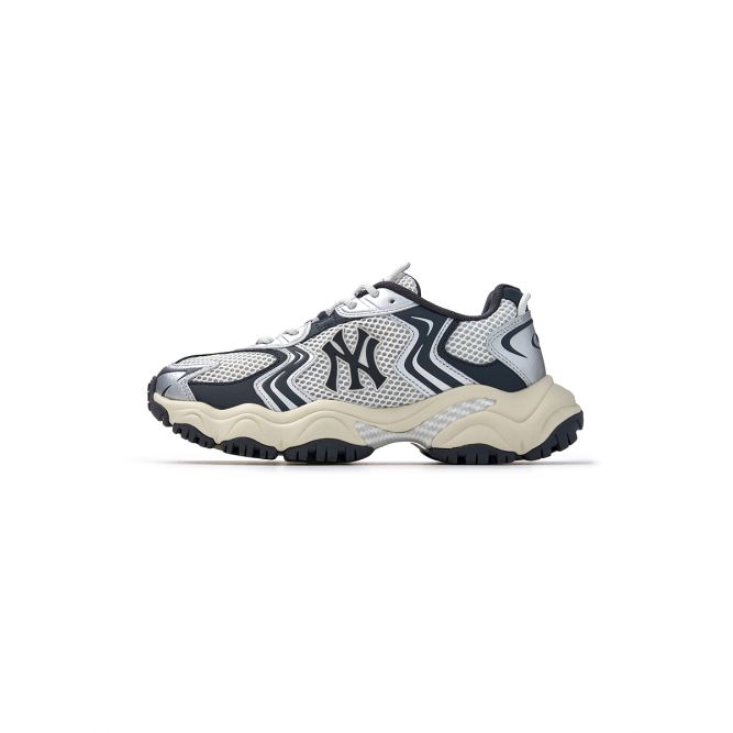 MLB Modisch Bequem Vielseitig Sportlich Lässig Höhensteigernd Niedrig geschnitten Dad Shoes Unisex Sneaker Anthrazit-Grau 3ASHW075N-50CGS
