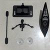 3D Printed Kayak Skeleton Aquarium Bubbler Glow-In-Dark Air Pump Powered Skateboard Fish Tank Dance Skull Bubbler Realistic