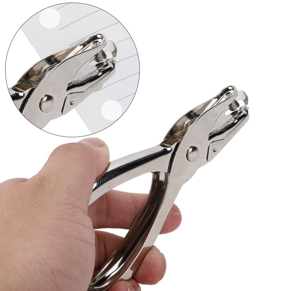 3PCS Stainless Steel Hole Puncher 6mm Single Hole Hand Paper Ticket  Punches