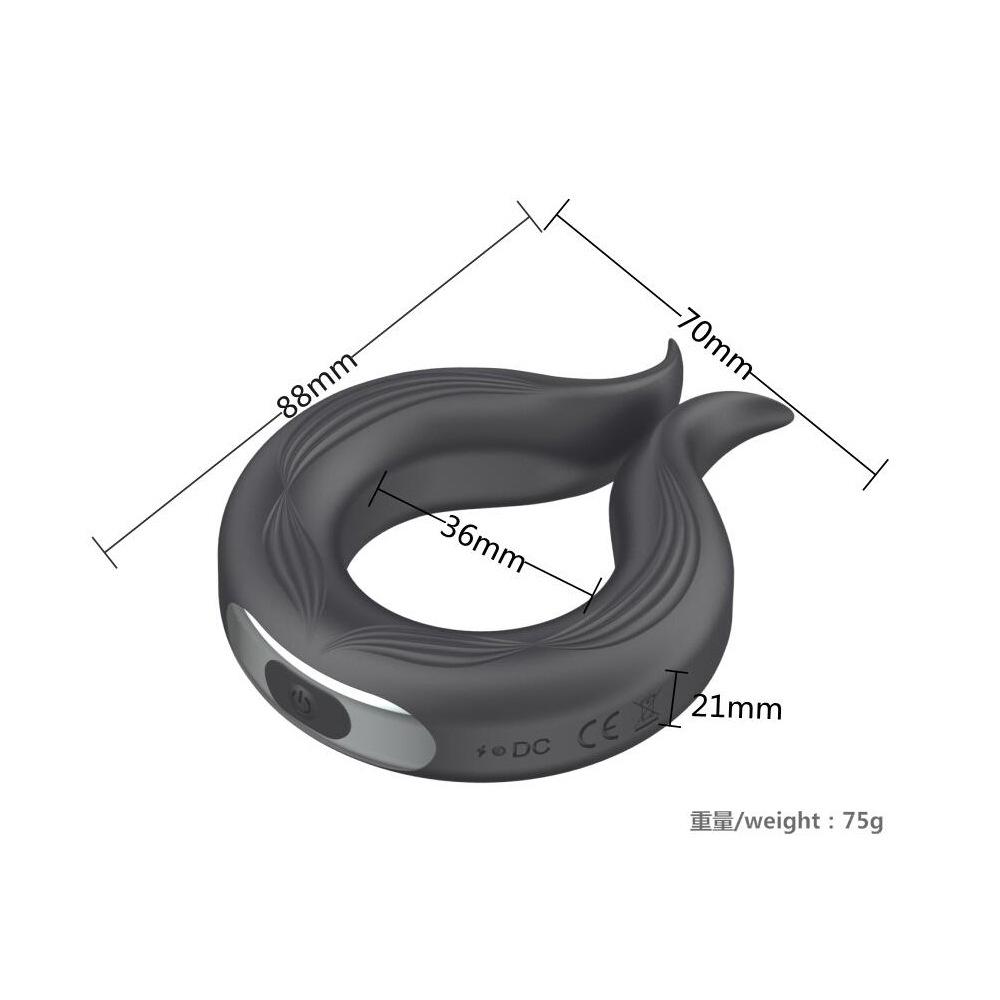 Usb Chargable Penis Ring Vibrator Silicone Cock Ring Delay Ejaculation Erection Vibrating Lock Ring Penis Erotic Sex Toy For Men