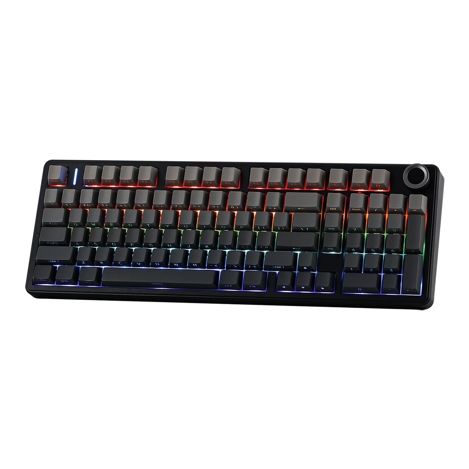 

MechLands AULA F99 PRO 96% Mechanical Keyboard BT5.0USB-C2.4GHz Wireless Gaming Keyboard Hot Swappable Gasket Custom Keyboard 8000mAH Knob with RGB