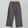 Ppaeppae Custom 2-Inch 2-Way Side Pintuck Hem Snap Button Elastic Waist Drawstring Wide Training Sweatpants 4 Colors (Short / Long 2 Types Of Length)