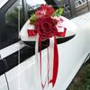 European Style Wedding Decor Ribbon Bow Car Decoration Bow Floral Ornaments  Wedding Party Layout