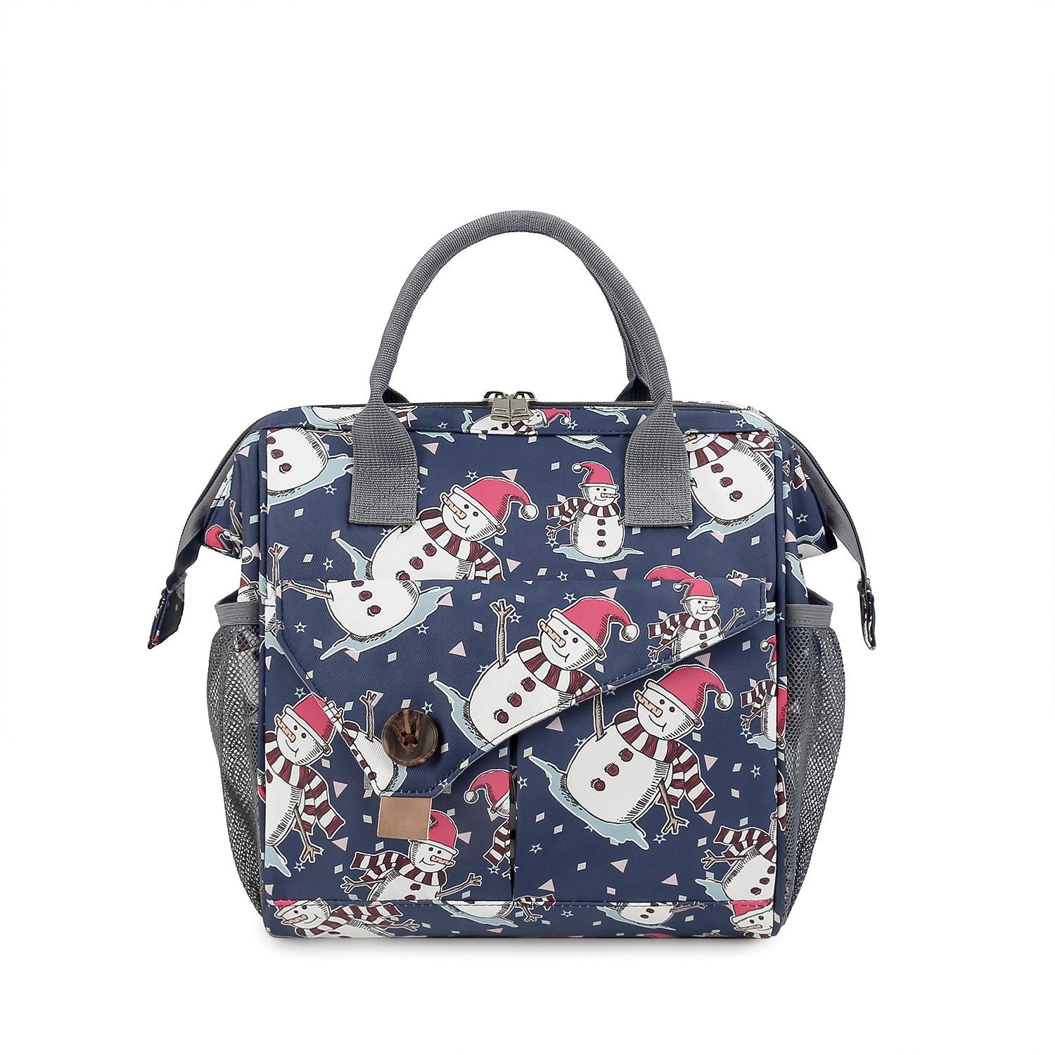 

Сумка для мамы с принтом, ручная, портативная, водонепроницаемая, легкая сумка для подгузников для беременной мамы