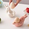 Cute Rabbit Shaped Eggs Cup Holder Display Stand Hard Boiled Eggs Holder Tray