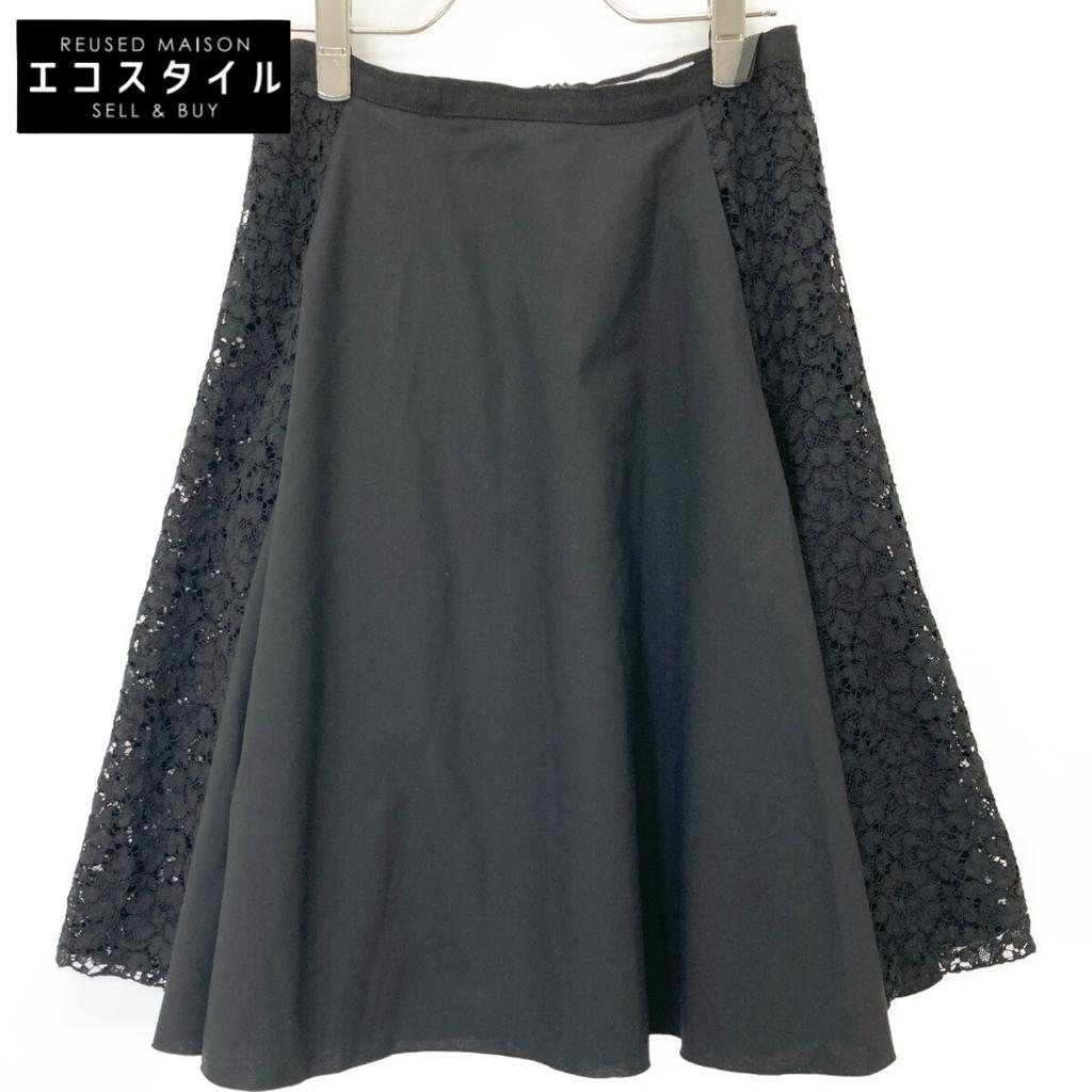 FOXEY 39321 Blacksite Lace Parisienne Skirt Skirt 38 blackUsed