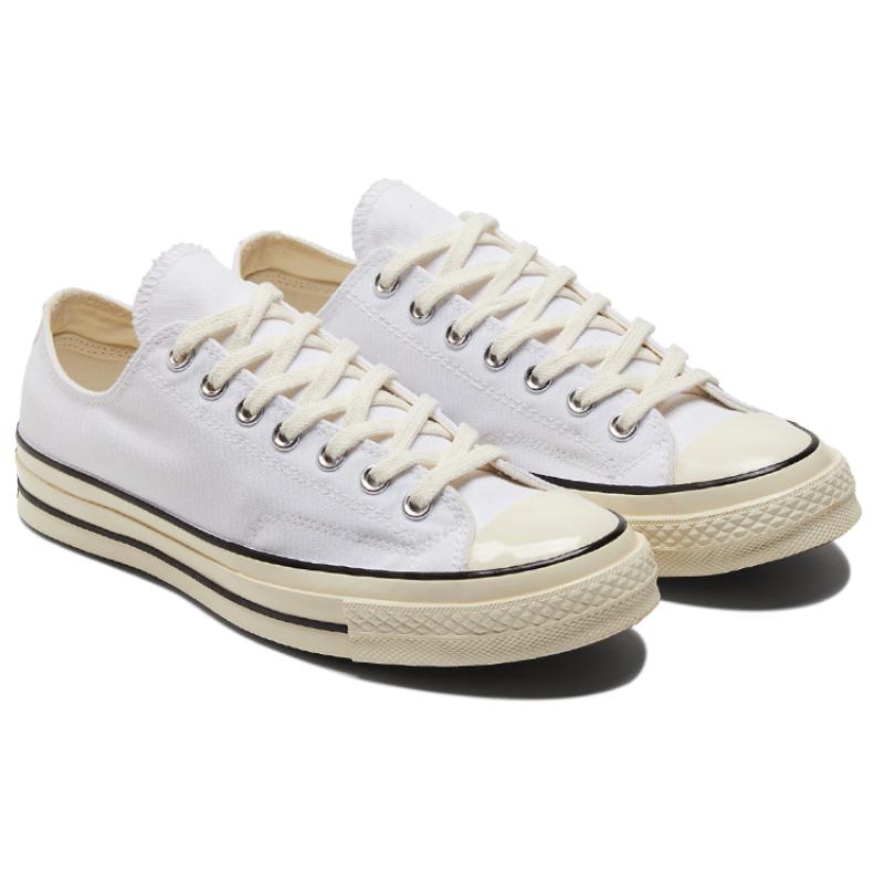 Converse Chuck 70 Chuck Taylor All Star Comfortable and Versatile Low-Top Canvas Shoes Unisex White