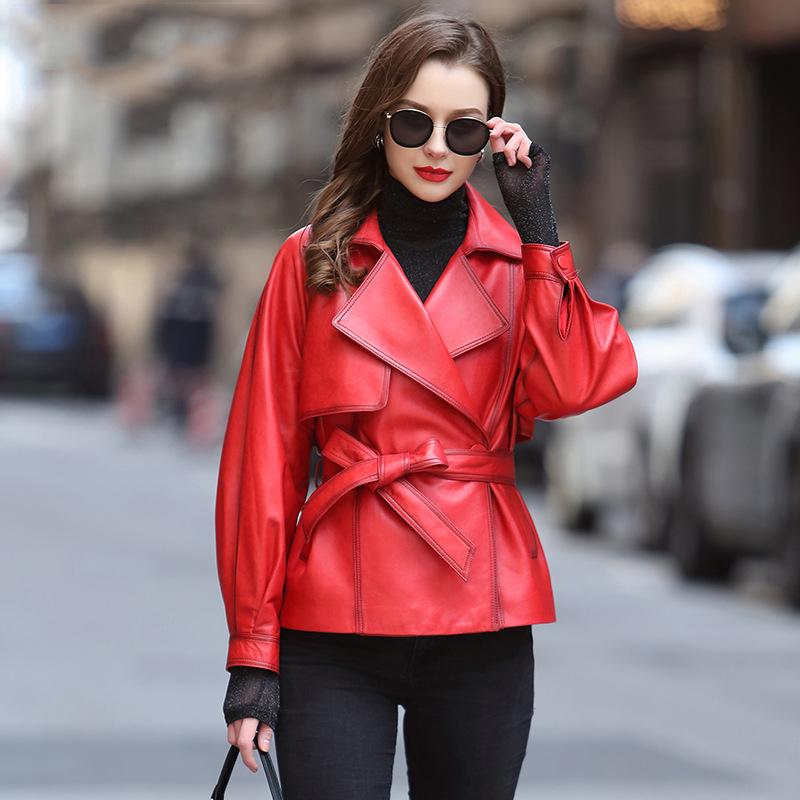 Women`s Lambskin Leather Jacket - Short