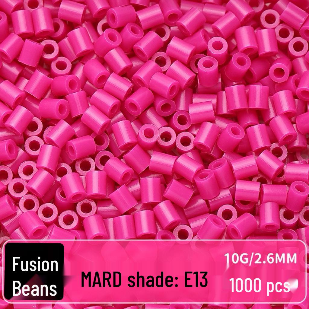 Confezione di Ricarica Perline Termofusibili da 264 Colori - 1000 Perline, 2,6 MM, Materiali per Puzzle 3D Fai da Te