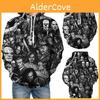 High Quality Skull Design Hoodie With Long Sleeves And Comfortable Fit
