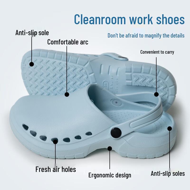 PZhide Anti-Slip Breathable EVA Work Clogs 37-38