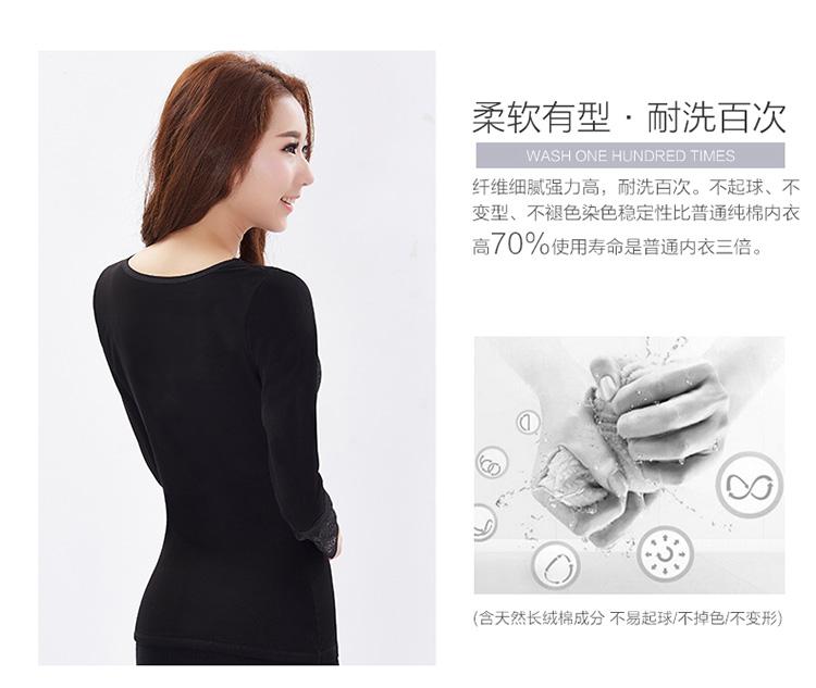 Autumn and winter new style with plush base and thick warm top for women, versatile and slim fit, with warm long sleeves and V-neck inside