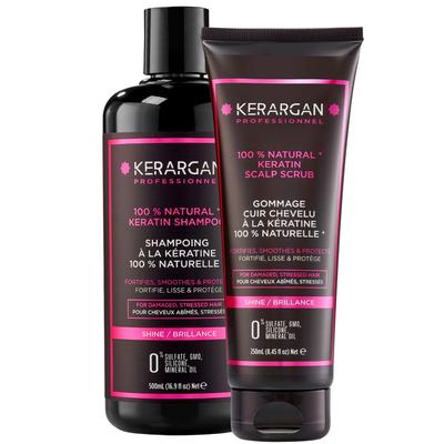 Keratin Shampoo og Scrub Duo - 750ml