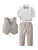 Children's Formal Vest Three-Piece Set: Boys' Spring & Autumn Outfit