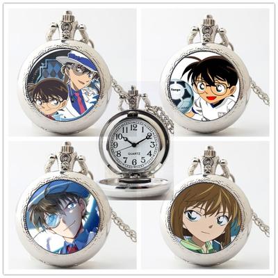 Anime Detektiv Conan Kapslové hodinky Náhrdelník Přívěsek Pánské a dámské Roztomilé hodinky Studentské Dospívající Náhrdelník Doplňky Dárky
