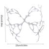 Animal Butterfly Mask Resin Ancient Style Halloween Masks Transparent With Hair Clip Masquerade Props Future Science Technology
