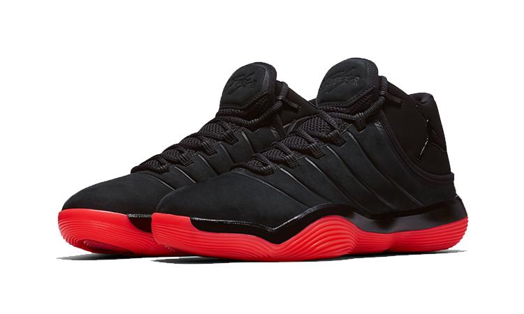 Men's Sneakers Air Jordan React Super Fly 2017 'Black/Red'