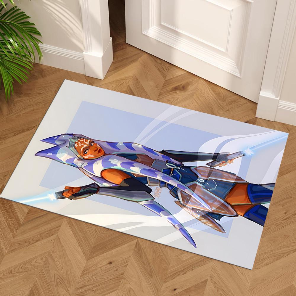 Star Wars Floor Rug Office Rug Perfect for Outdoor Bedrooms Foyer Dining Room Anti-slip Rug Decorate Offices Gift for Festivals