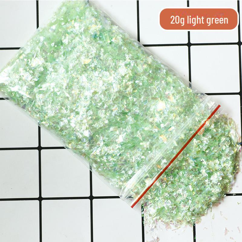 13 Colors 20g Crystal Glue Slime Sealer: Candy, Shredded Paper, Shell Paper Decoration DIY Material