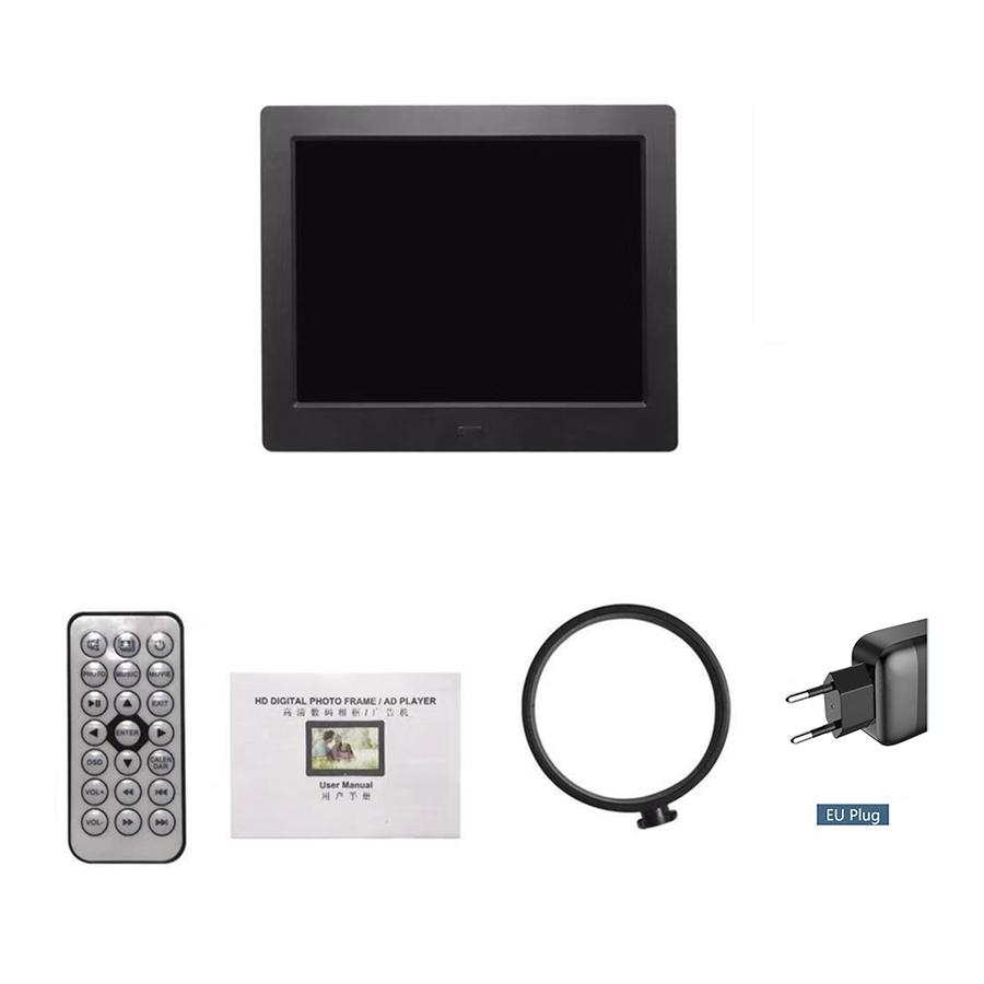 10.1 Inch Digital Picture Frame Multimedia Photo Album Video Frame EU Plug
