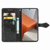 For Xiaomi Redmi Note 13 Pro+ 5G Case Mandala Leather Phone Cover with 3 Card Slots Wallet