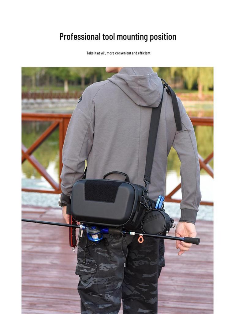 Waterproof Multifunctional Fishing Waist Bag - Fake Bait & Tackle Storage