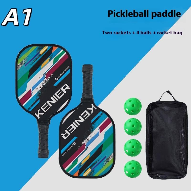 Professionelles Pickleball-Set 2-Spieler Holzschläger 4 Ball Pickleballschläger Ballsets Tragbare Tasche