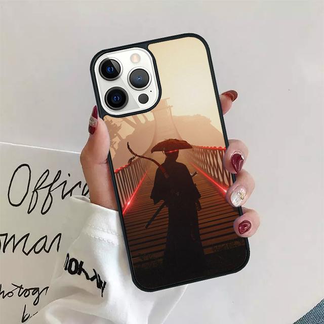 Japanese Samurai Phone Case For iPhone 11 12 13 14 Pro Max Mini Cover For iPhone X XS Max XR 5 6 7 8 Plus Coque