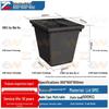 Thickened Plastic Resin Composite Water Meter Box with Integrated Inspection Well