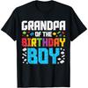 Grandpa of the Birthday Boy Master Builder Building Blocks T-Shirt